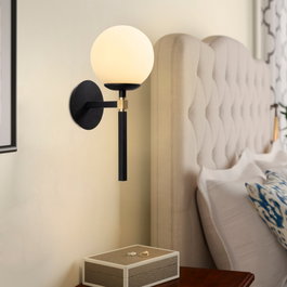 Opviq Gondol - 3041 Lámpara de pared en blanco y negro